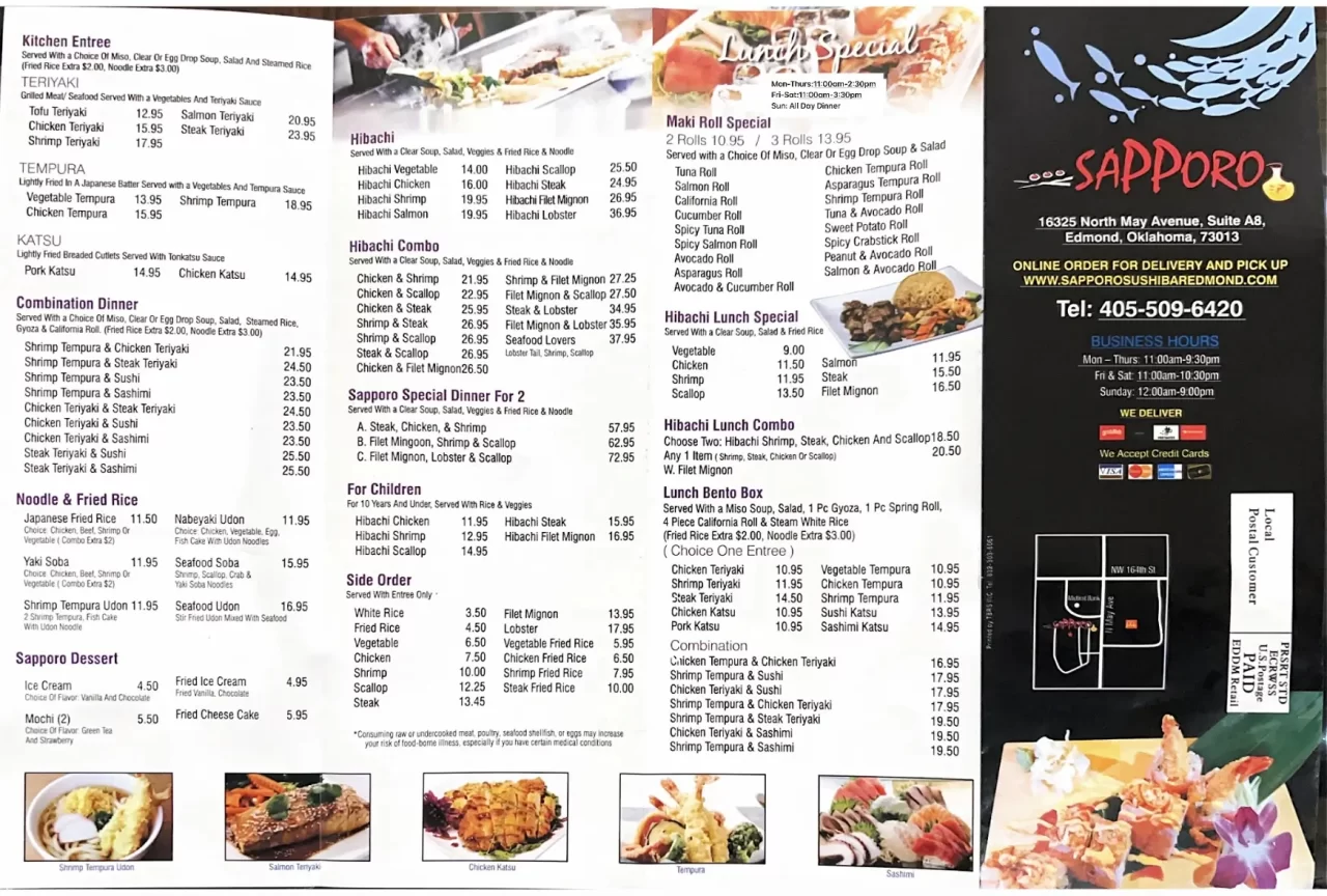 Sapporo Sushi Bar｜online Order｜edmond｜ok